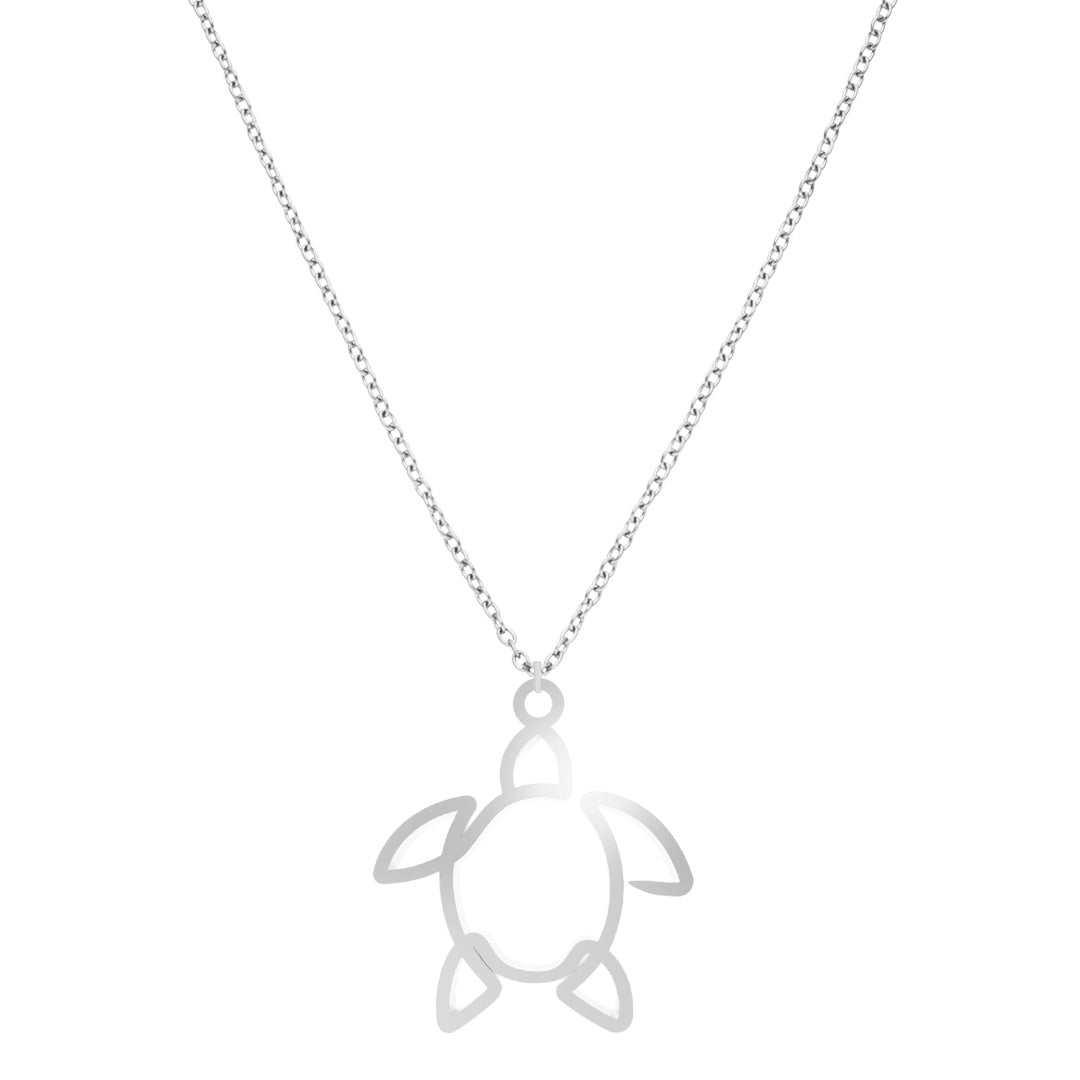 Turtle Necklace One Line