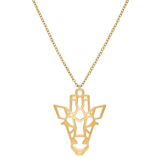 Collier Girafe Or Chaîne