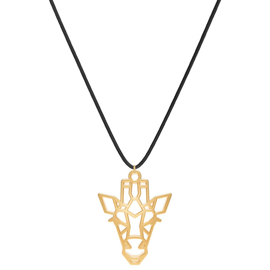 Collier Girafe Or Cordon Zoom