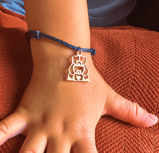 Kinderarmband Bär und Bärenjunges