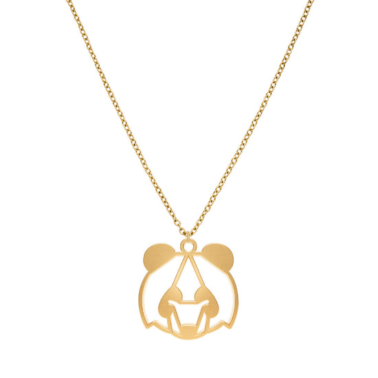 Collier Panda Or Chaîne