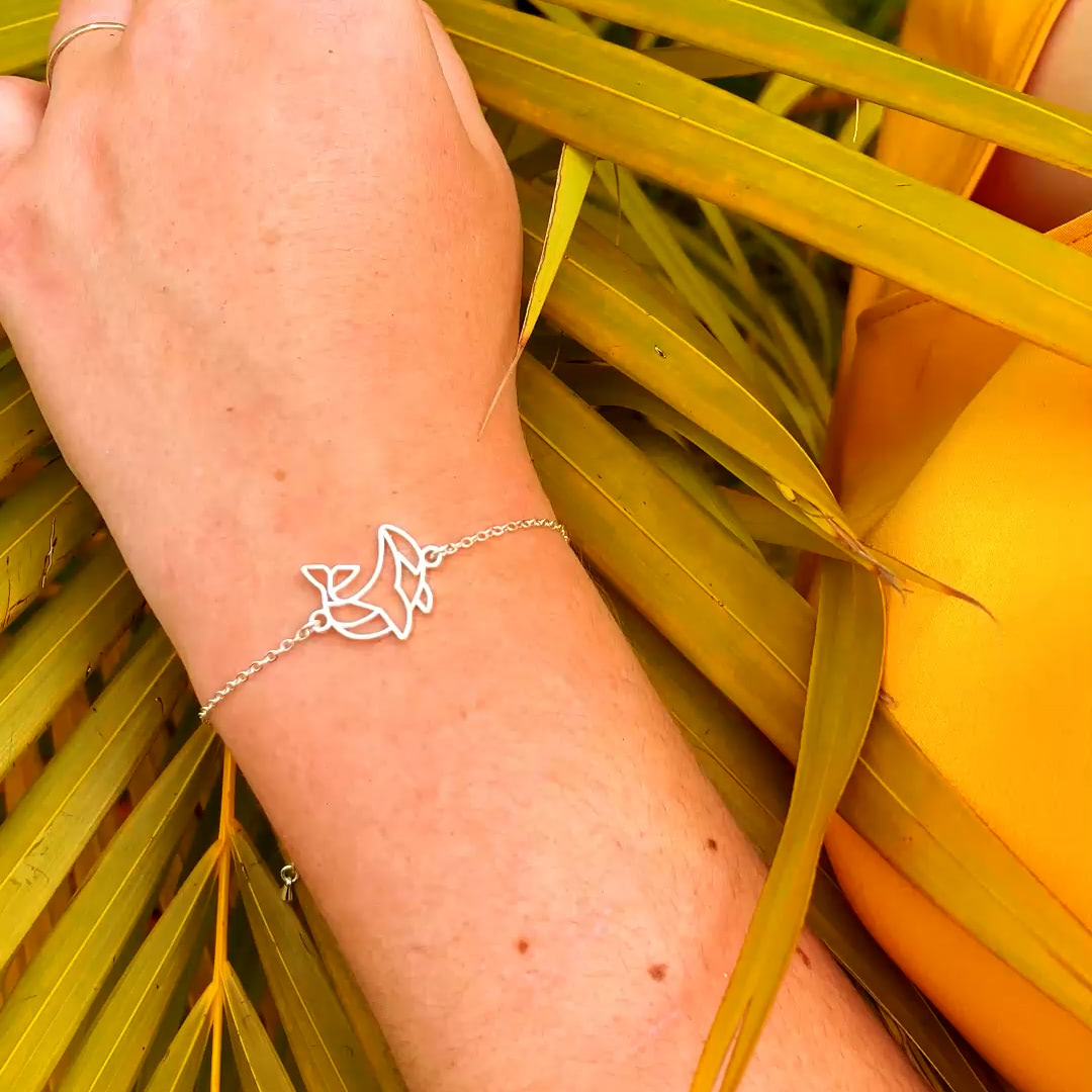 Video Bracelet Baleine Or Chaîne