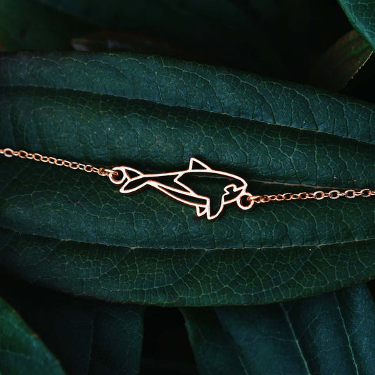 bracelet orque 1 or chaine feuille #Modèle_Modèle 1
